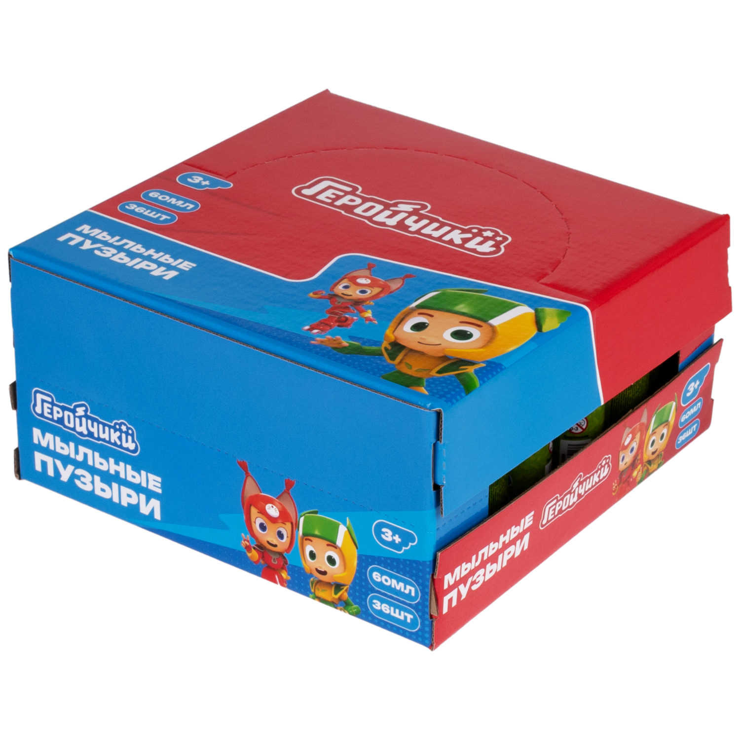 1TOY Геройчики, мыльные пузыри, 60 мл