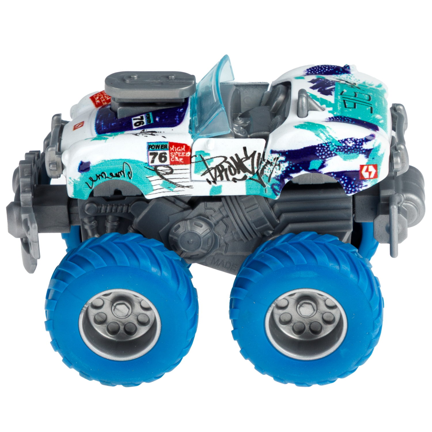 Машинка игрушечная 1TOY Драйв Монстр-трак Классика, инерционный, 8,5 см, цвет в ассортименте