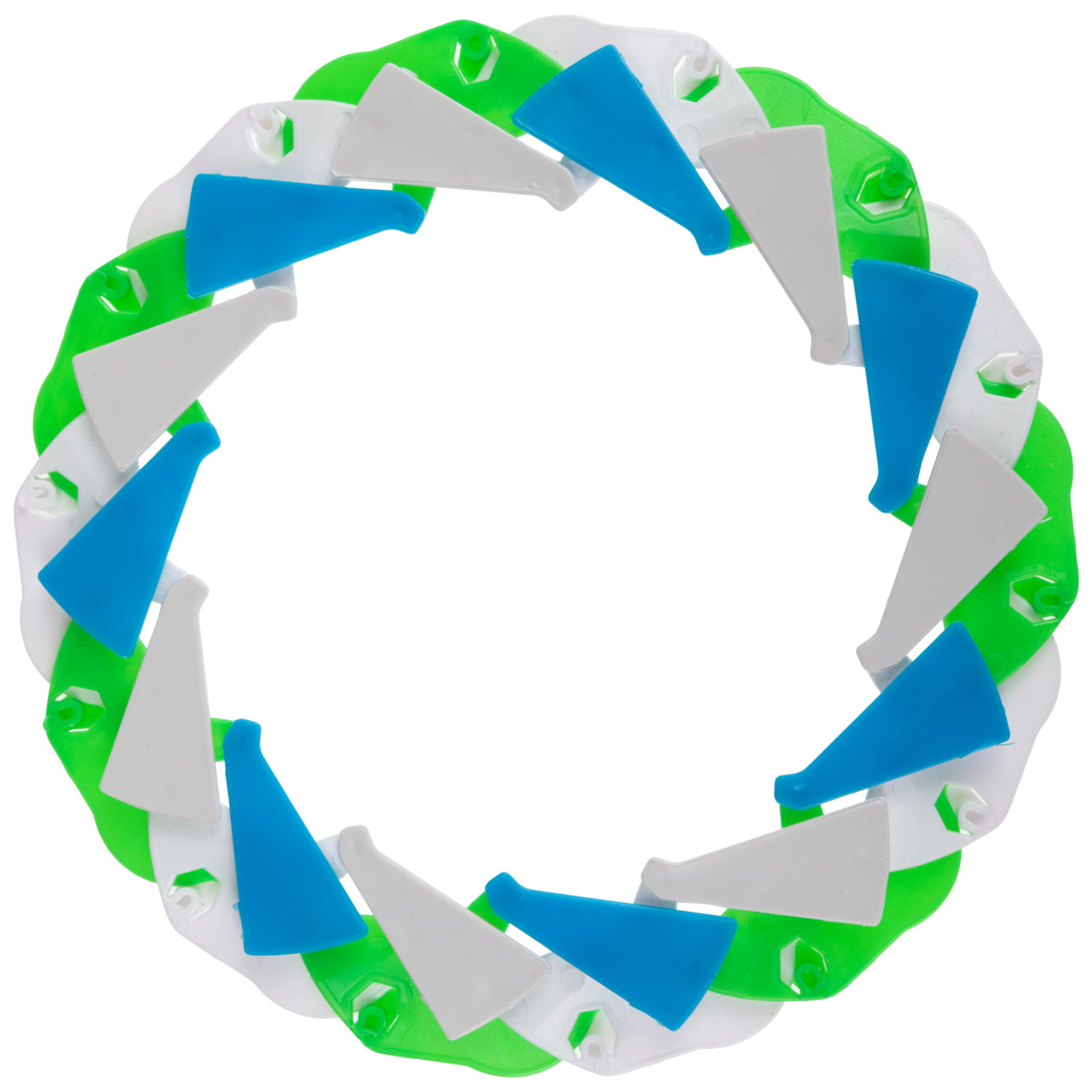 Фрисби складной 1TOY 7/14 см, двуцветный, 5 цветов в ассортименте