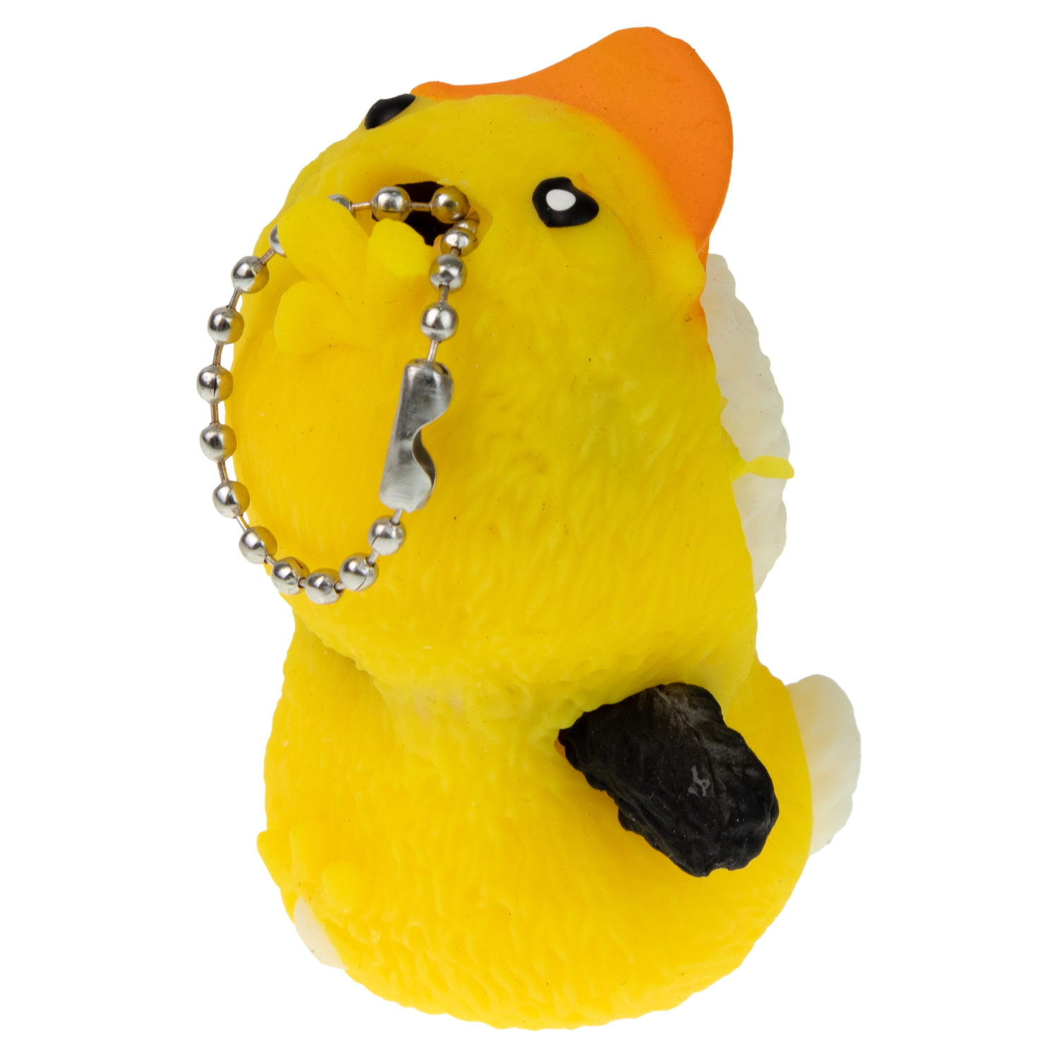 Игрушка антистресс для рук 1TOY Маскарад для зверят панда - утёнок, мягкая, резиновая, сквиш, жмякалка, мялка, брелок детский, для взрослого