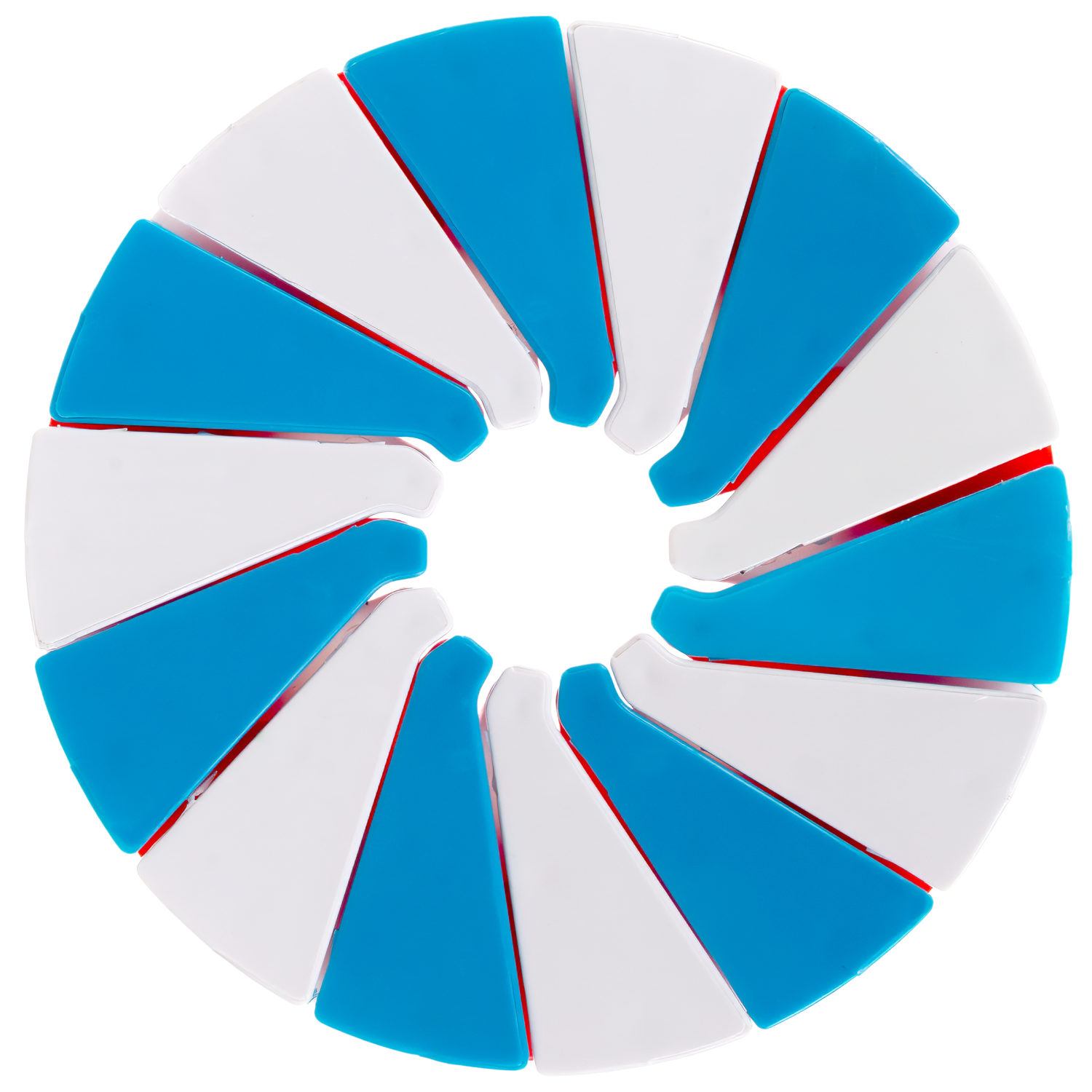 Фрисби складной 1TOY 7/14 см, двуцветный, 5 цветов в ассортименте