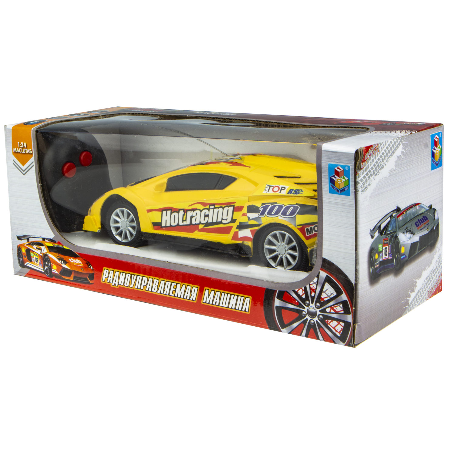 Машинка 1TOY "Спортавто" машина на р/у, серебристая