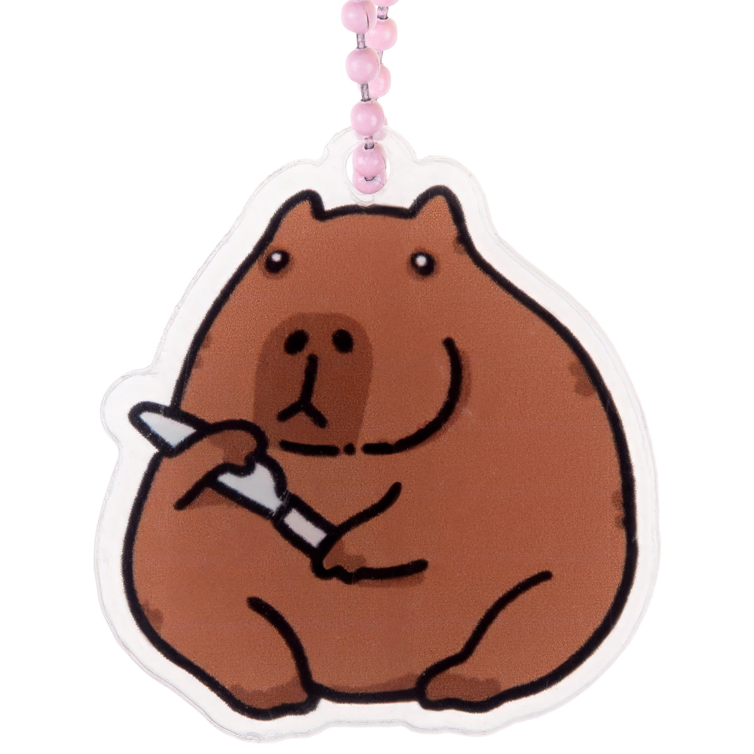 Игрушка-антистресс 1TOY Крутой замес Залиплющ, Капибара, 6 см