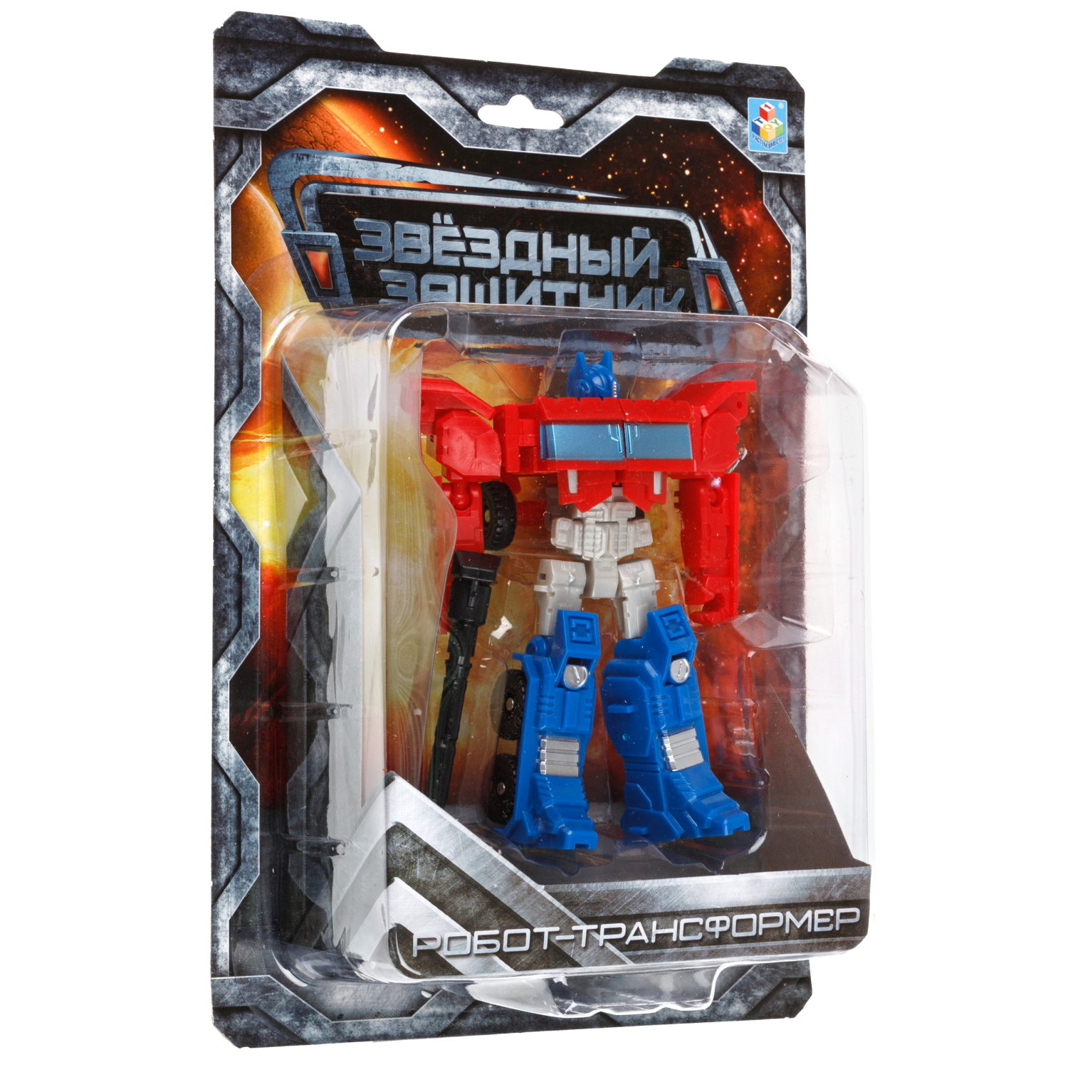 Трансформер "Звёздный защитник" 1TOY, собирается в грузовик.