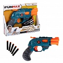 1toy Funmax "M02" бластер механич., 2 ствола, в компл. 6 EVA снарядов