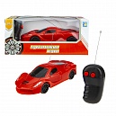 1toy Спортавто Машина на радиоуправлении, масштаб 1:26, 27 МГц, 17 см, на батарейках, 2 канала, красная