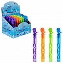 1TOY Мы-шарики! Мыльные пузыри с фигур. крышкой в виде русалочки, 5 мл., 48 шт в д/б