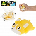 1toy Жмяка, "Собаки" 8х6 см, жёлтая