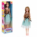Alisa Party. Кукла в светло-зелёном платье, с гнущимися руками и ногами