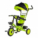 Велосипед детский трехколесный с ручкой NAVIGATOR Trike, тентом, замком, складной подножкой, корзинкой, звонком