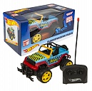 Hot Wheels Внедорожник на радиоуправлении, масштаб 1:18, 27 МГц, размер машинки 21 см, 4 канала: движение вперед/назад/влево/вправо, на батарейках