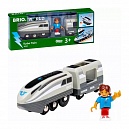 Турбопоезд BRIO, с ускорением, на батарейках