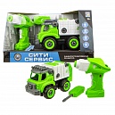1toy Сити-сервис экослужба на р/у (18 см, 2,4ГГц, разборный, в компл. Шуруповерт (пульт управления) на батарейках, отвертка, коробка)