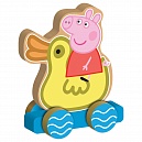 Игровой набор "Каталка Пеппа на уточке" дерево, тм Peppa