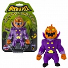 1toy Игрушка для мальчика, тянучка монстр MONSTER FLEX серия 5,  Тыквоголовый монстр, антистресс  