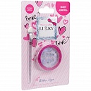 Lukky Love Collection гель-тени д.век Glitter Eyes с блёстками и голограф.сердечками,цвет белый, с аппликатором,1,7 г,блистер