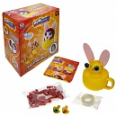 Детский набор для творчества, поделок, рукоделия 1TOY ПУШ-ПЛЮШ Зайчашка, игрушка для девочек и мальчиков своими руками, подарочный набор
