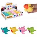 1Toy Жмяка "Выскочка. Черепаха" 9х6,5х6,5 см, 4 цвета, 12 шт. в д/б