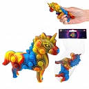 1toy Жмяка Hit Pop It жёлто-сине-красный "Единорог" 20х18,5х6 см