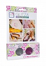 Блеск-тату Glitza Art LUKKY Fashion Цветочный шарм, подарочный набор для творчества, рукоделия, для девочек, декоративные наклейки для дизайна, сухие блестки, кисточка