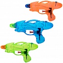 1toy Аквамания водяной пистолет  18*3*10 см, прозрачный, 3 цвета в асс.