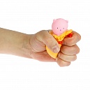 1Toy Жмяка "Выскочка. Медвежонок" 5х6,5 см, оранжевый